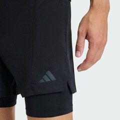 Shorts D4t Workout 2 Em 1 adidas Masculino - Foto 4