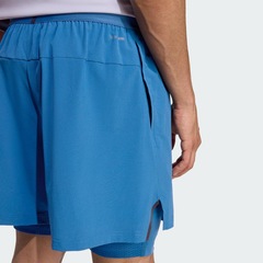 Shorts D4t Workout 2 Em 1 adidas Masculino - Foto 6