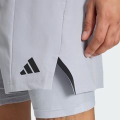 Shorts D4t Workout 2 Em 1 adidas Masculino - Foto 5
