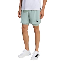 Shorts D4t Workout 2 Em 1 adidas Masculina - Foto 1