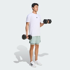 Shorts D4t Workout 2 Em 1 adidas Masculina - Foto 4