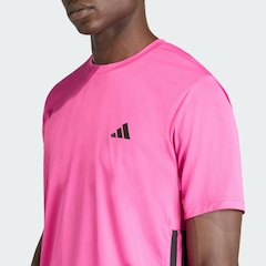 Camiseta Workout Essentials Base 3 Listras adidas Masculina - Foto 6