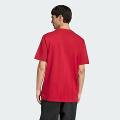 Camiseta Bordado Pequeno Estampa Futebol adidas Masculina - Foto 3