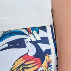 Shorts Ciclismo Plus Size adidas X Farm Rio adidas Feminino - Foto 6