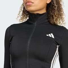 Jaqueta Zíper Workout Essentials Três Listras adidas Feminino - Foto 5