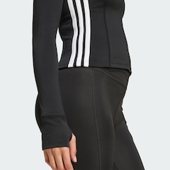 Jaqueta Zíper Workout Essentials Três Listras adidas Feminino - Foto 6