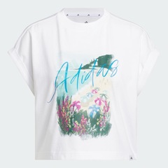 Camiseta Estampada Summer Romance adidas Feminina - Foto 2