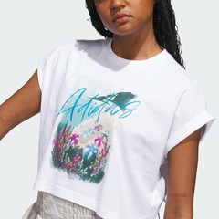Camiseta Estampada Summer Romance adidas Feminina - Foto 5