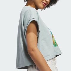 Camiseta Estampada Summer Romance adidas Feminina - Foto 6