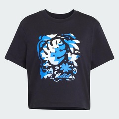 Camiseta Estampa House Of Tiro adidas Feminina - Foto 2