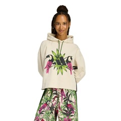 Blusão Com Capuz adidas X Farm Rio adidas Feminino - Foto 1