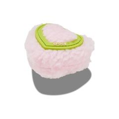 Jibbitz Crocs Coração Rosa de Pelúcia - Foto 2