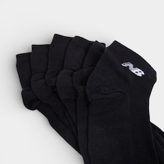 Kit Meia Cano Curto New Balance Logo C/ 3 Pares - Unissex - Foto 1