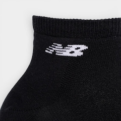 Kit Meia Cano Curto New Balance Logo C/ 3 Pares - Unissex - Foto 2