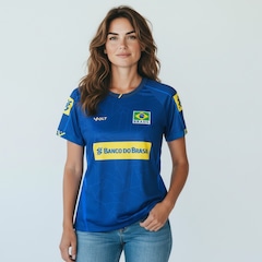 Camisa Brasil Vôlei Volt 2025 Jogo 2 - Feminina - Foto 2