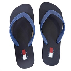 Chinelo Tommy Hilfiger TJM Beach Flip Flop Blue Coast - Foto 1