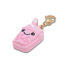 Jibbitz Crocs Pingente Bebida Rosa Fofo - Foto 2