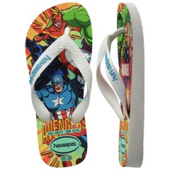 Chinelo Havaianas Top Marvel II Vingadores Infantil - Foto 5