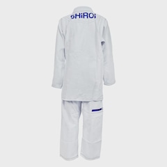 Kimono Jiu Jitsu Shiroi Inter Infantil - Foto 3