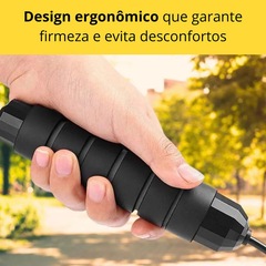 Corda de Pular DK Ajustável 2,8m Resistente Fitness Academia Treino Funcional - Foto 4