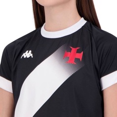 Camisa Do Vasco Kappa Supporter Graphik Feminina - Foto 3