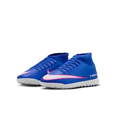 Chuteira de Society Infantil Nike Jr Mercurial Superfly 10 Club - Foto 2
