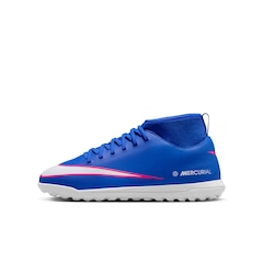 Chuteira de Society Infantil Nike Jr Mercurial Superfly 10 Club - Foto 3