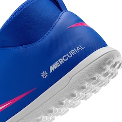 Chuteira de Society Infantil Nike Jr Mercurial Superfly 10 Club - Foto 8