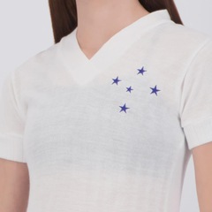 Camisa Cruzeiro Retrô 1966 Feminina - Foto 5