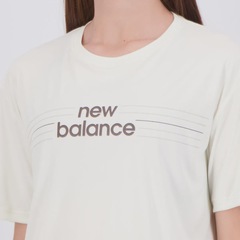 Camiseta New Balance Linear Performance Feminina - Foto 5