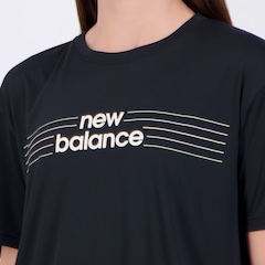 Camiseta New Balance Linear Performance Feminina - Foto 5