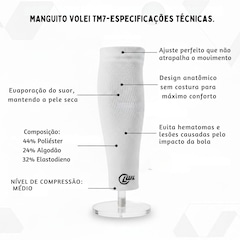 Kit 2 Manguitos Vôlei Curto TM7 - Foto 3