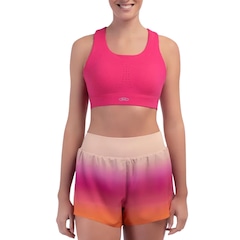 Top Fitness Olympikus Corre Alto Fucsia - Feminino - Foto 1