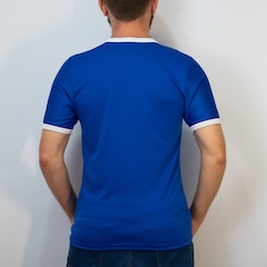 Camisa Brasil Uniforme 2 Torcedor Estrela Azul Olden Sports - Masculino - Foto 5