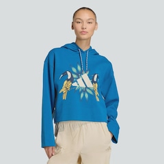 Blusão Moletom adidas Farm Oversized Feminino - Foto 1