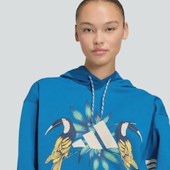 Blusão Moletom adidas Farm Oversized Feminino - Foto 3