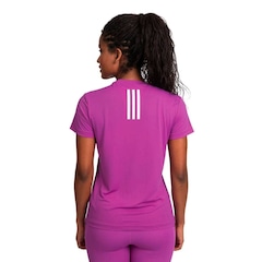 Camiseta Feminina adidas Own The Run 3 Listras - Foto 2