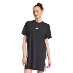 Vestido Camiseta adidas Essentials 3-Stripes Feminino - Foto 1