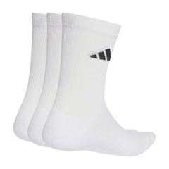 Kit com 3 Pares de Meias adidas Cano Médio Crew Socks Unissex - Foto 2