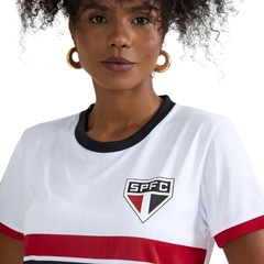 Camisa Braziline São Paulo Tela Feminina - Foto 3