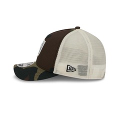 Boné New Era 9Forty M-Crown A-Frame Las Vegas Raiders NFL Salute Service 2025 Masculino - Foto 5