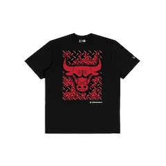 Camiseta New Era Regular Chicago Bulls NBA Masculina - Foto 1