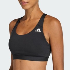 Top Suporte Médio Optime Essentials Workout adidas Feminino - Foto 3