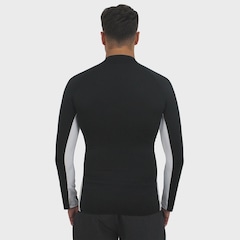 Camiseta de Lycra Volcom Lido Solid Black - Masculina - Foto 4