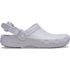 Sandália Crocs Classic Work Clog Mauve Mist - Unissex - Foto 1