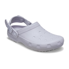 Sandália Crocs Classic Work Clog Mauve Mist - Unissex - Foto 2