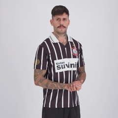 Camisa Corinthians Retrô 1995 Listrada Masculina - Foto 2
