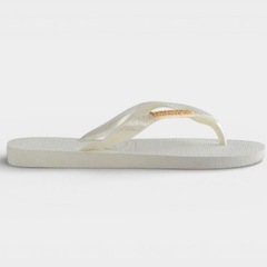 Chinelo Havaianas Top Logo Metallic Feminino - Foto 3