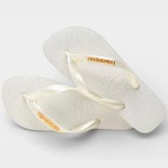 Chinelo Havaianas Top Logo Metallic Feminino - Foto 4