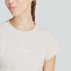Camiseta adidas SJ Logo Linear Feminina - Foto 6